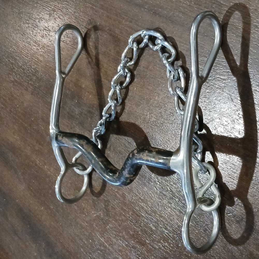 Horse Bit Curb Style with chain /Western Bit/ one of the Most popular bits